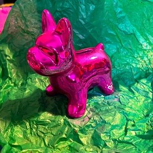 PINK Victoria Secret “Hot Pink” Piggy Bank w/rubber stopper